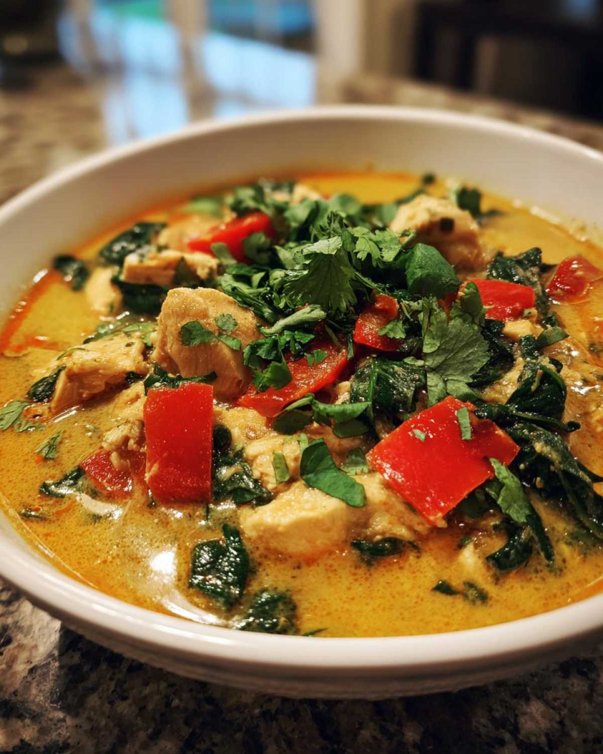 Coconut Curry Chicken Soup - detail 1