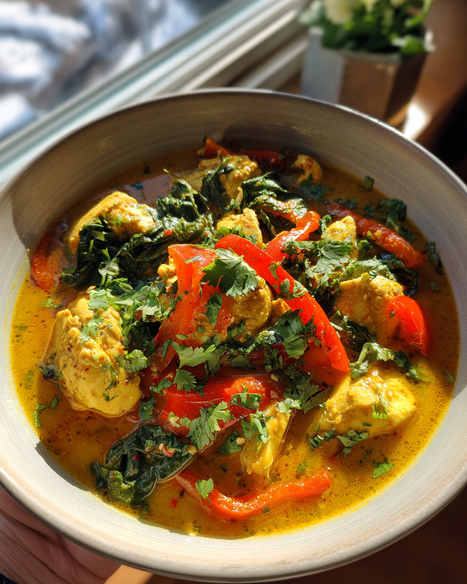 Coconut Curry Chicken Soup - detail 2