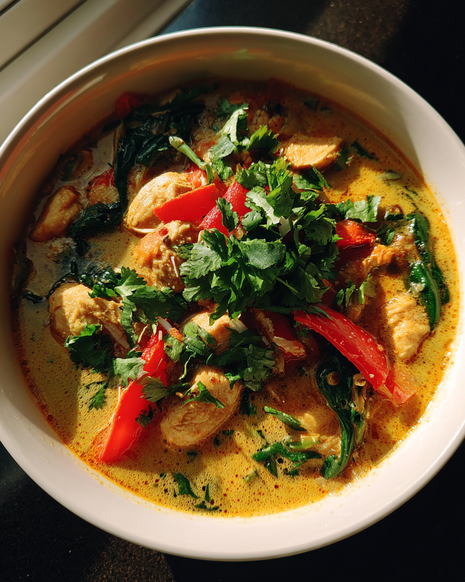 Coconut Curry Chicken Soup - detail 4