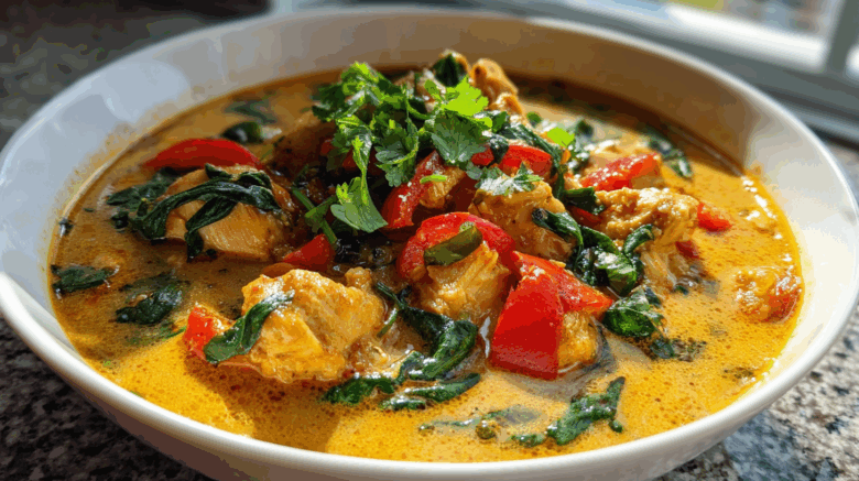 Coconut Curry Chicken Soup