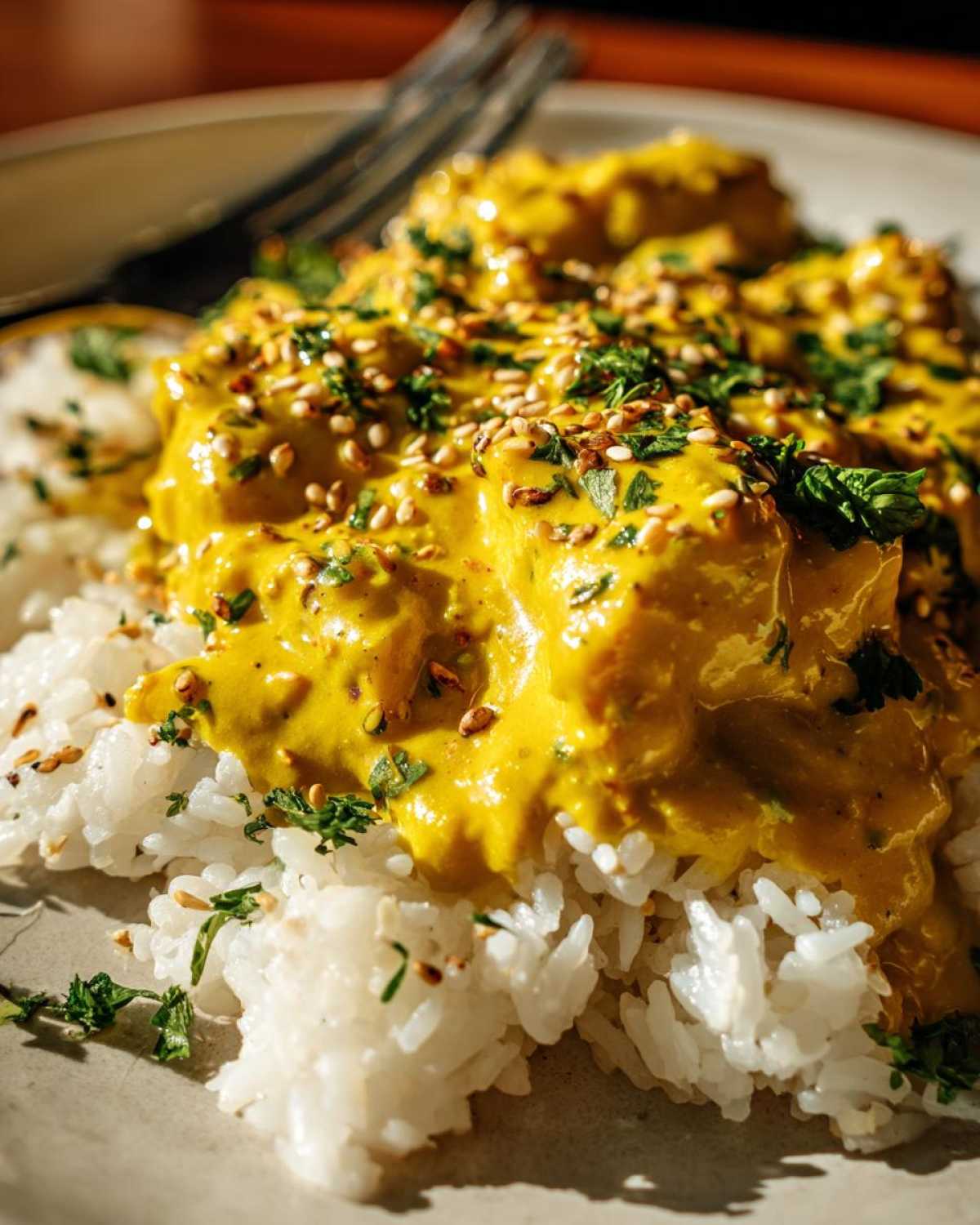 Coconut Curry Rice Cakes - detail 3