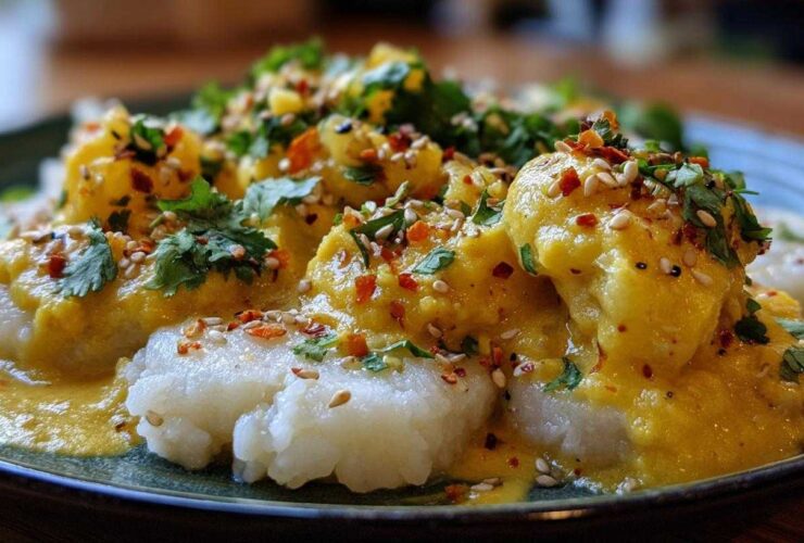 Coconut Curry Rice Cakes