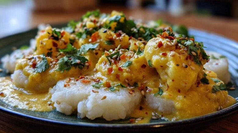 Coconut Curry Rice Cakes