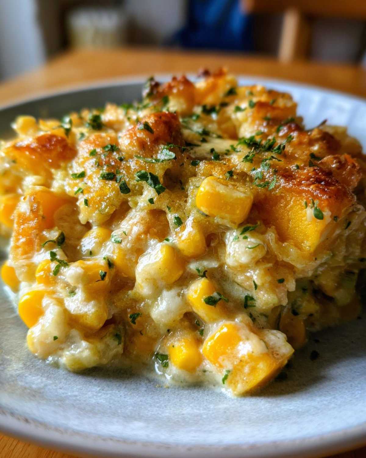 Corn and squash casserole - detail 3
