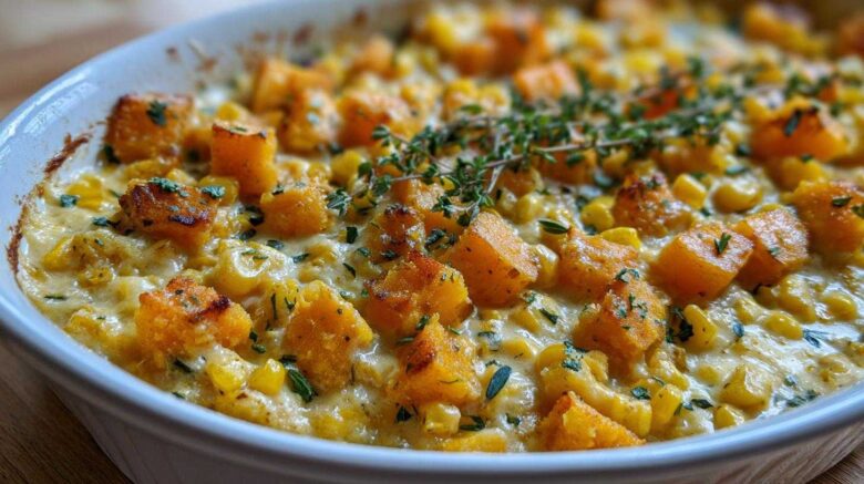 Corn and squash casserole