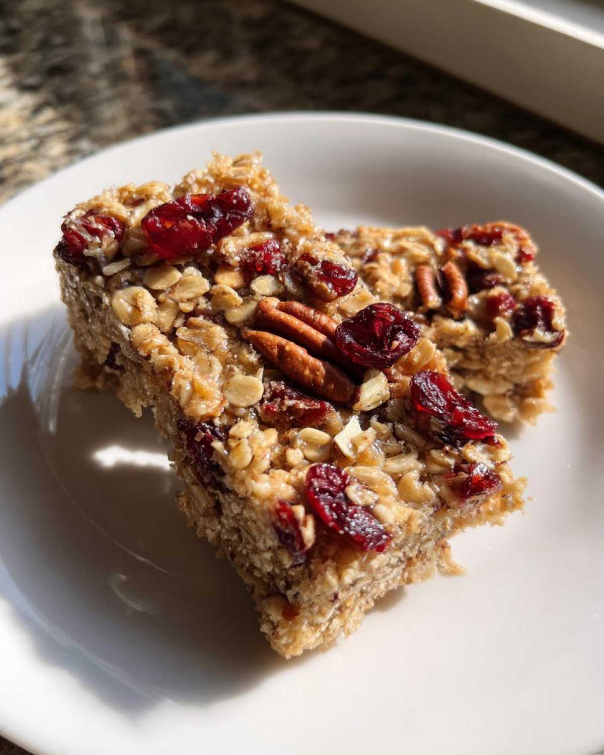 Cranberry Pecan Quinoa Breakfast Bars - detail 1