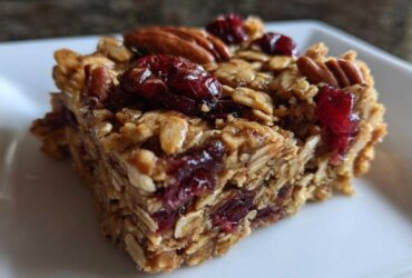Cranberry Pecan Quinoa Breakfast Bars