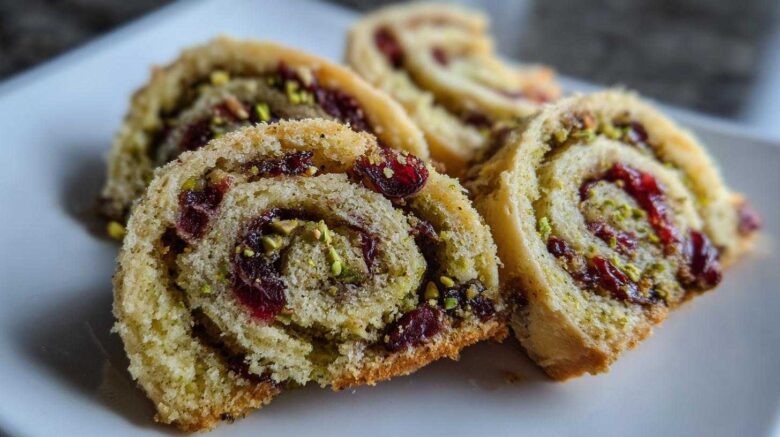 Cranberry Pistachio Rugelach