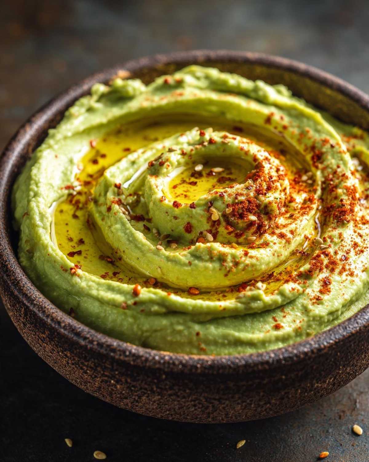 Creamy Avocado Hummus Dip - detail 1