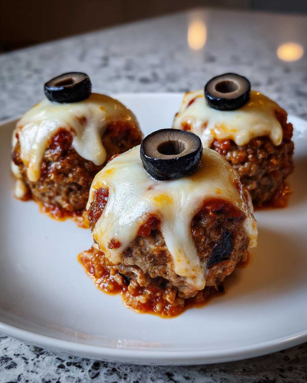 Creepy Eyeball Meatballs - detail 2