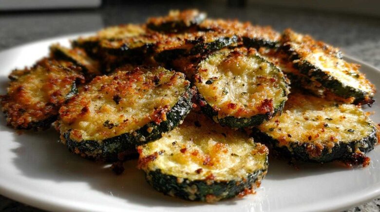 Crispy Parmesan Zucchini Chips