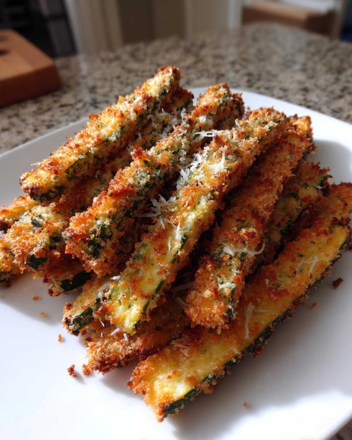 Crispy Parmesan Zucchini Fries - detail 4