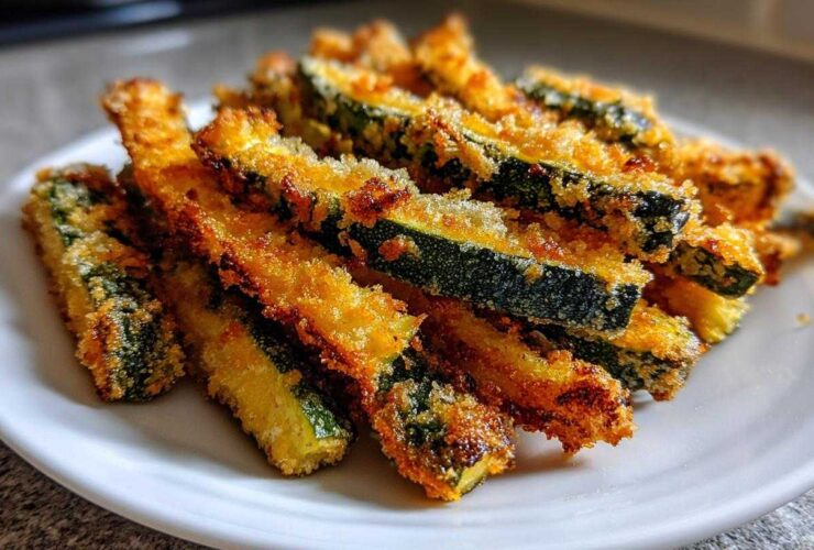 Crispy Parmesan Zucchini Fries