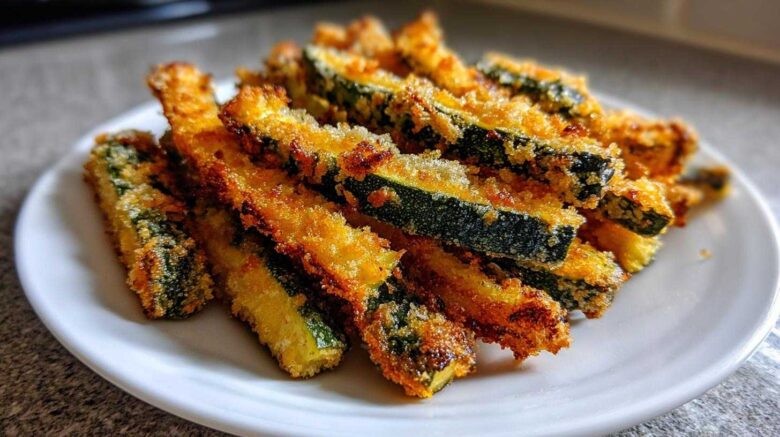 Crispy Parmesan Zucchini Fries