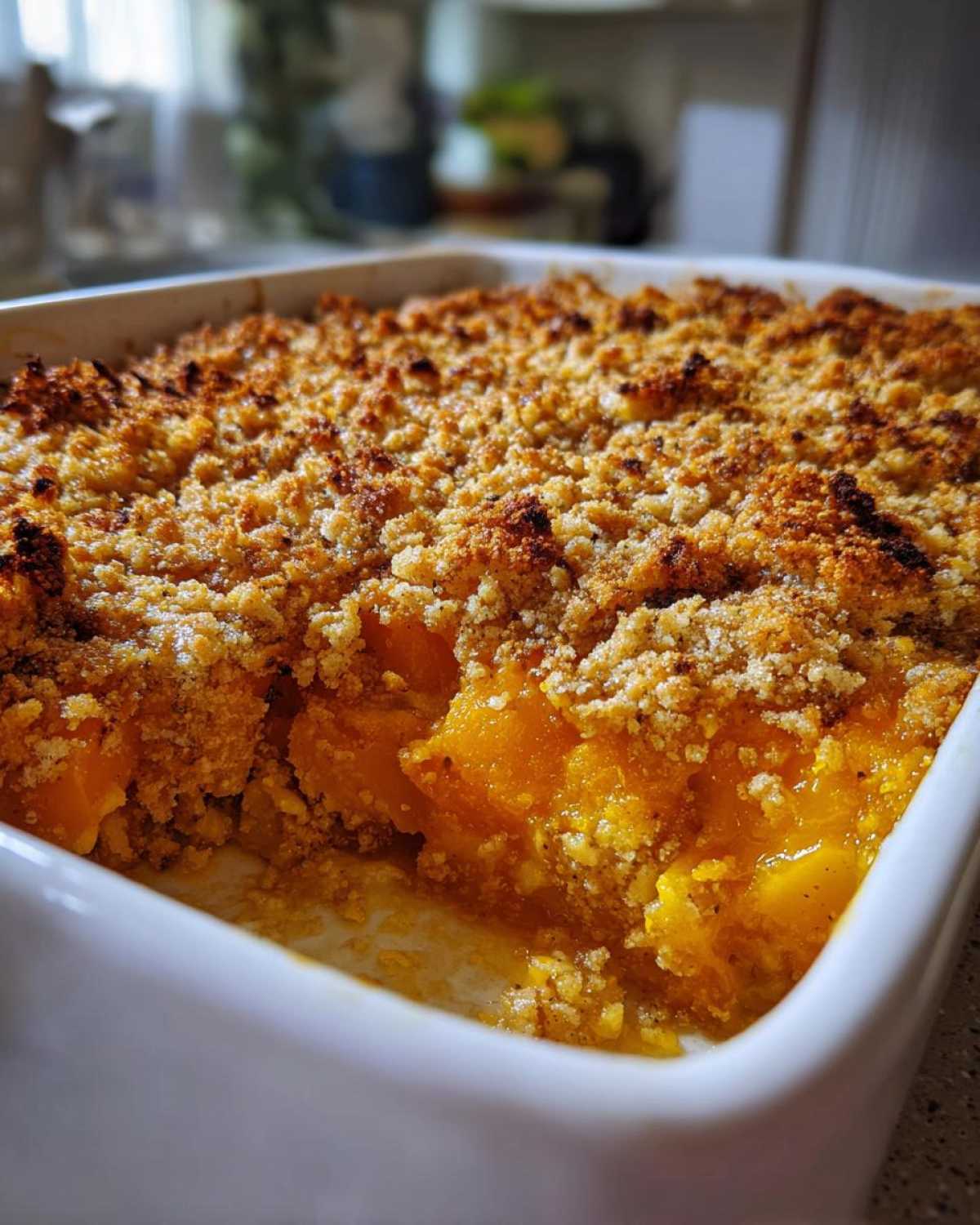 Crunchy topping squash casserole - detail 1