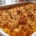 Crunchy topping squash casserole