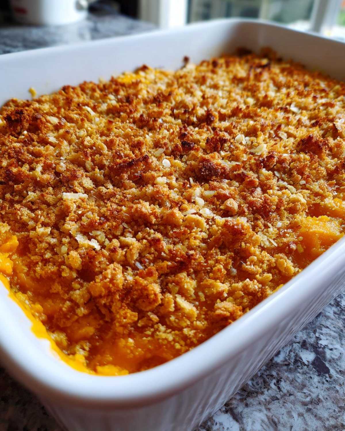 Crunchy topping squash casserole - detail 4