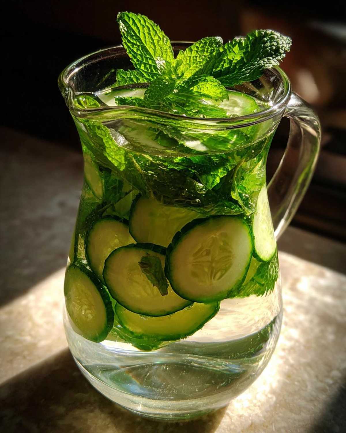 Cucumber Mint Detox Water - detail 2