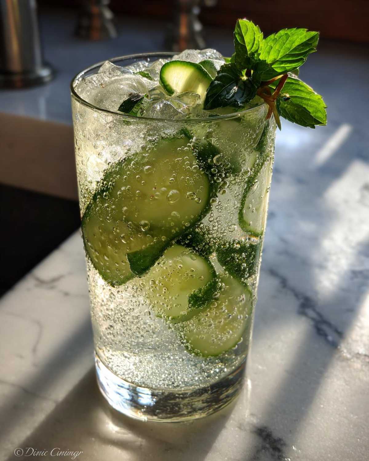 Cucumber-Mint Lemonade Fizz - detail 1