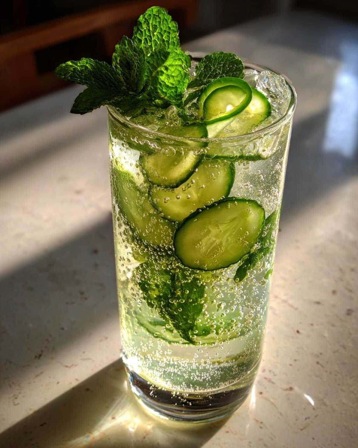 Cucumber-Mint Lemonade Fizz - detail 3