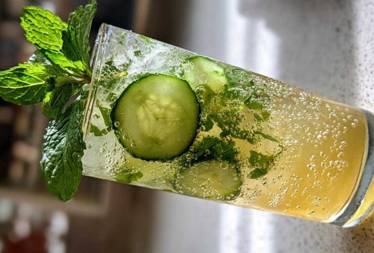 Cucumber-Mint Lemonade Fizz