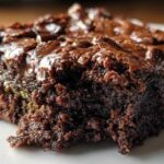 Dark Chocolate Zucchini Brownies