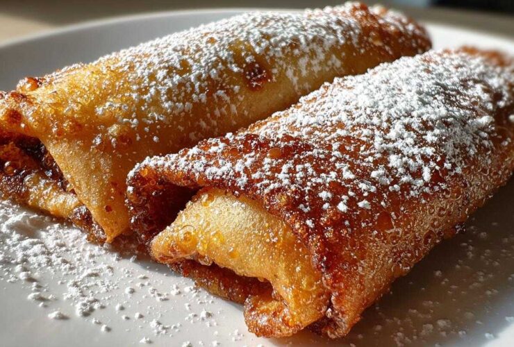 Deep-Fried Nutella Spring Rolls