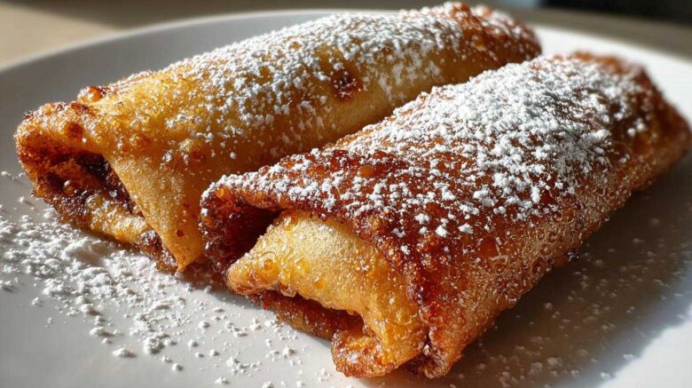Deep-Fried Nutella Spring Rolls
