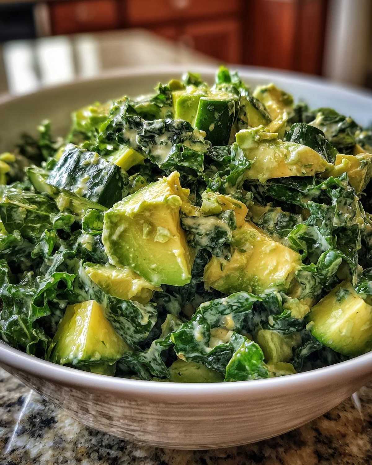 Detox Green Goddess Salad - detail 2