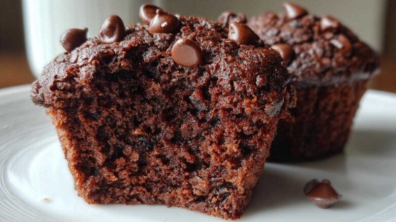 Double chocolate chip muffins