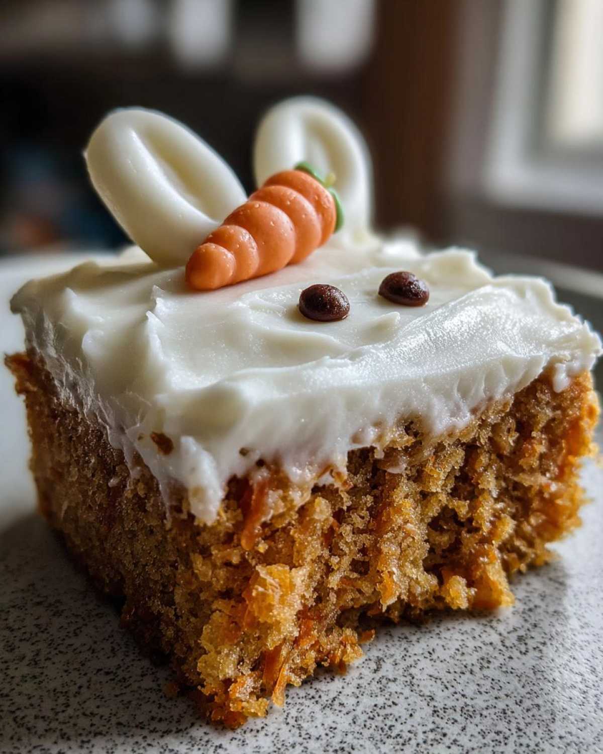 Easter Bunny Carrot Cake Bars - detail 1