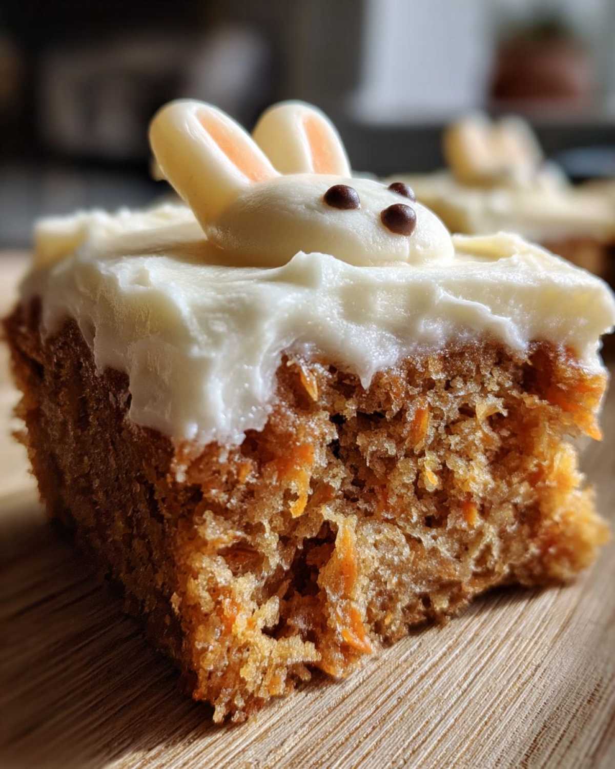 Easter Bunny Carrot Cake Bars - detail 2