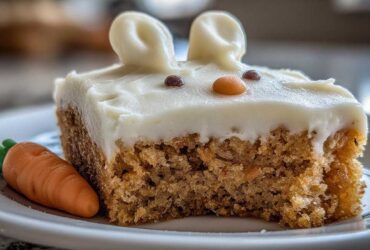 Easter Bunny Carrot Cake Bars