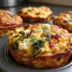 Egg Muffins with Kale, Feta and Sun-Dried Tomatoes