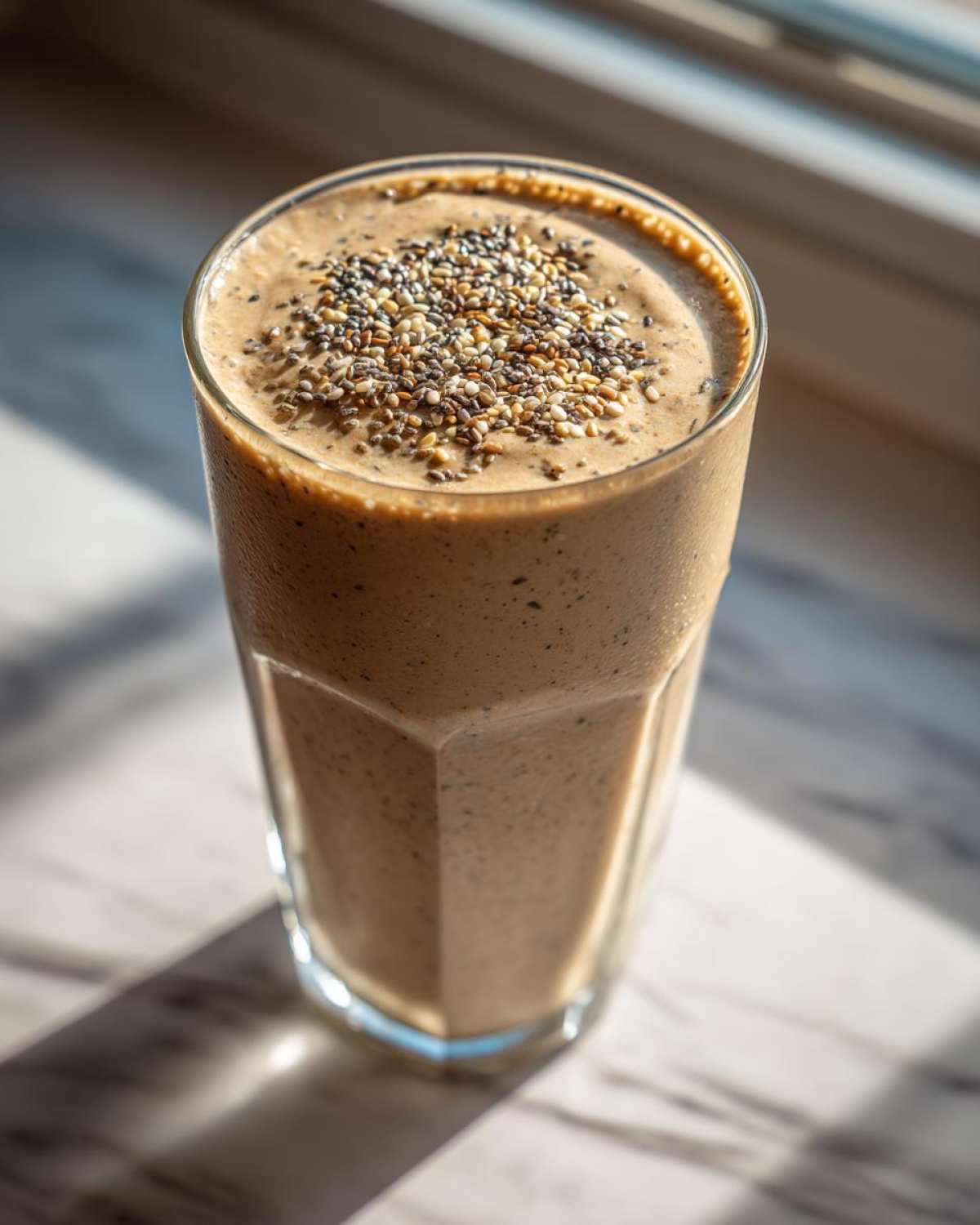 Eggless Protein Smoothie with Peanut Butter - detail 1