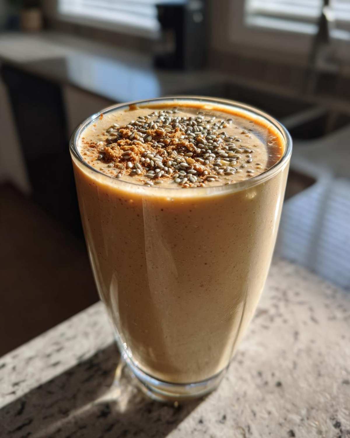 Eggless Protein Smoothie with Peanut Butter - detail 2