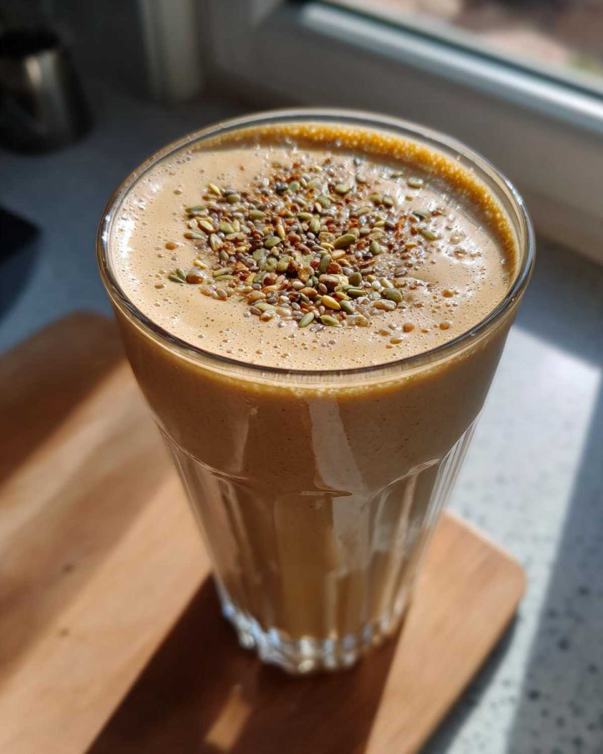 Eggless Protein Smoothie with Peanut Butter - detail 3