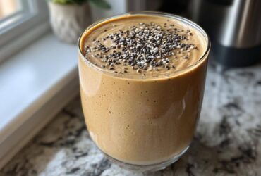 Eggless Protein Smoothie with Peanut Butter