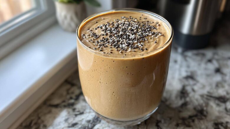 Eggless Protein Smoothie with Peanut Butter
