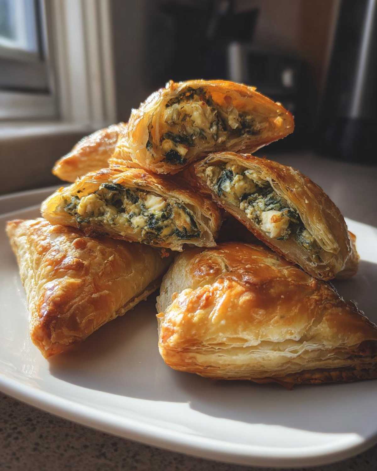 Feta Spinach Artichoke Puff Pastry Bites - detail 4