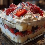Fourth of July Berry Trifle