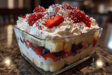 Fourth of July Berry Trifle