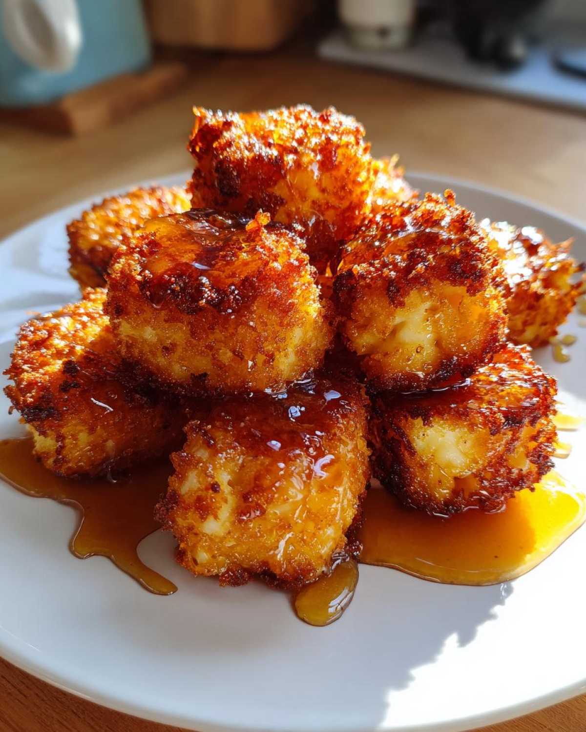 Fried Mac & Cheese Bites with Hot Honey - detail 3