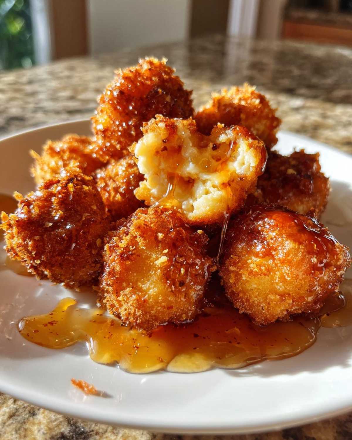 Fried Mac & Cheese Bites with Hot Honey - detail 4