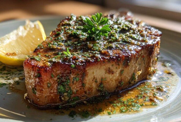 Garlic Butter Ahi Tuna
