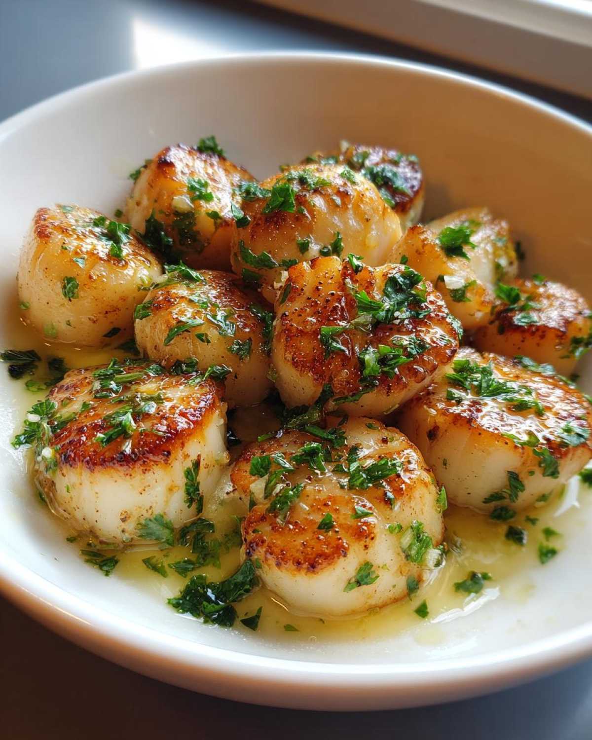 Garlic Lemon Butter Scallops - detail 1