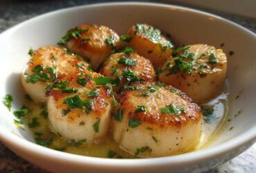 Garlic Lemon Butter Scallops