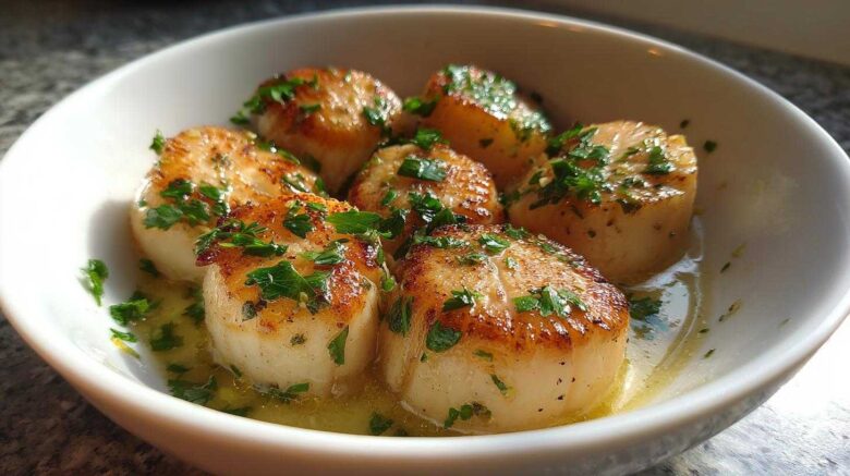 Garlic Lemon Butter Scallops