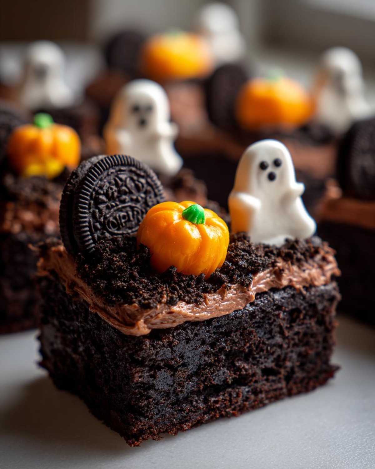 Ghostly Graveyard Brownies - detail 1