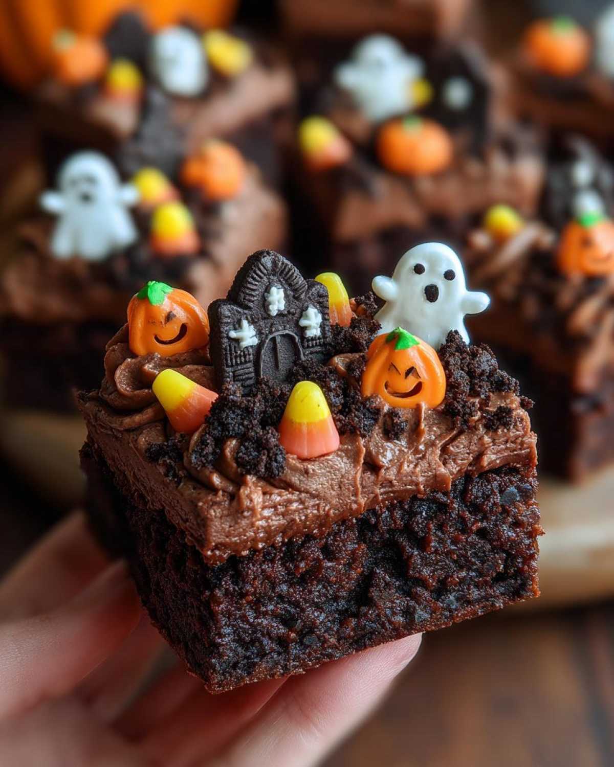 Ghostly Graveyard Brownies - detail 2